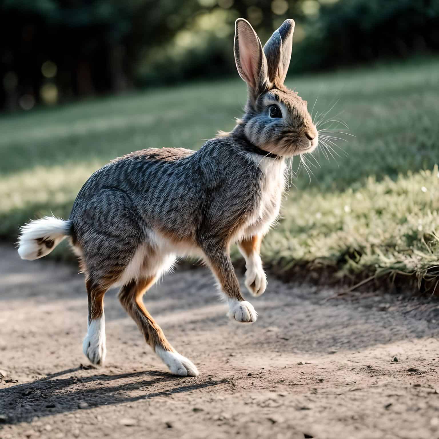 how fast can a rabbit run